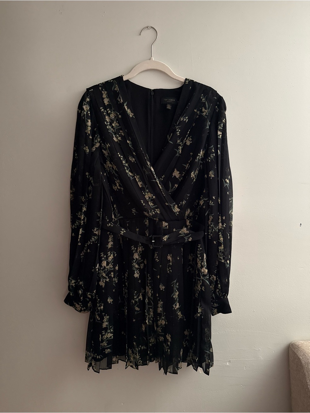 Ted Baker Papyrus Pleated Mini Dress
